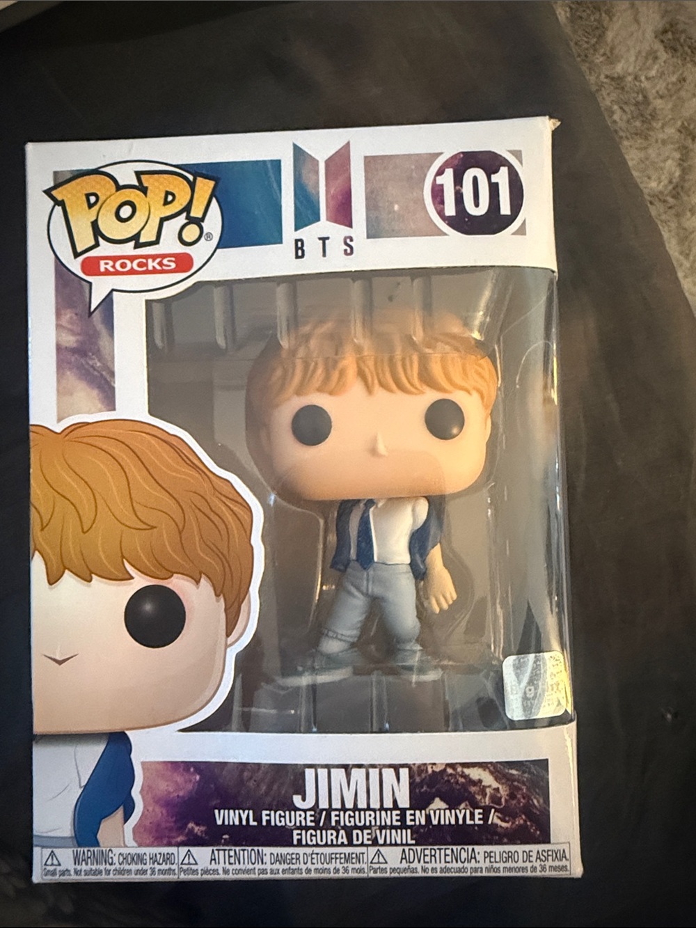 Funko BTS Jimin Blonde and Blue Vinyl Figure